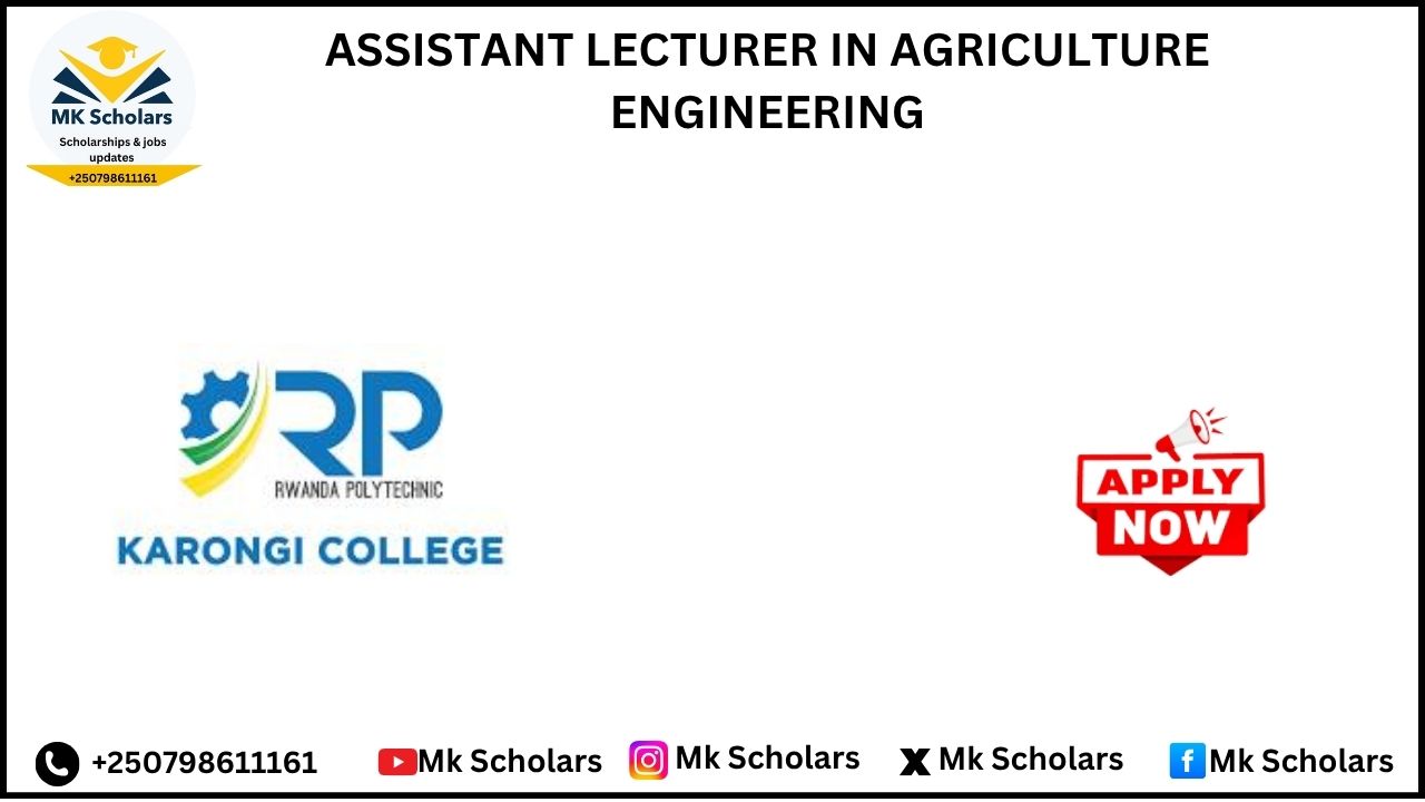ASSISTANT LECTURER IN AGRICULTURE ENGINEERING